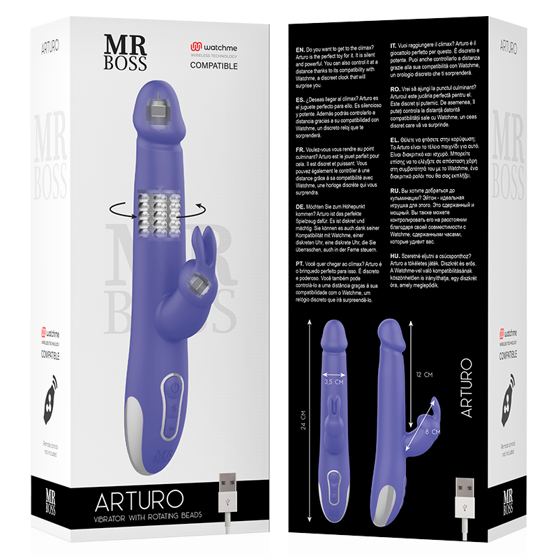 Mr Boss Arturo - Massaggiatore con telecomando - vista frontale
