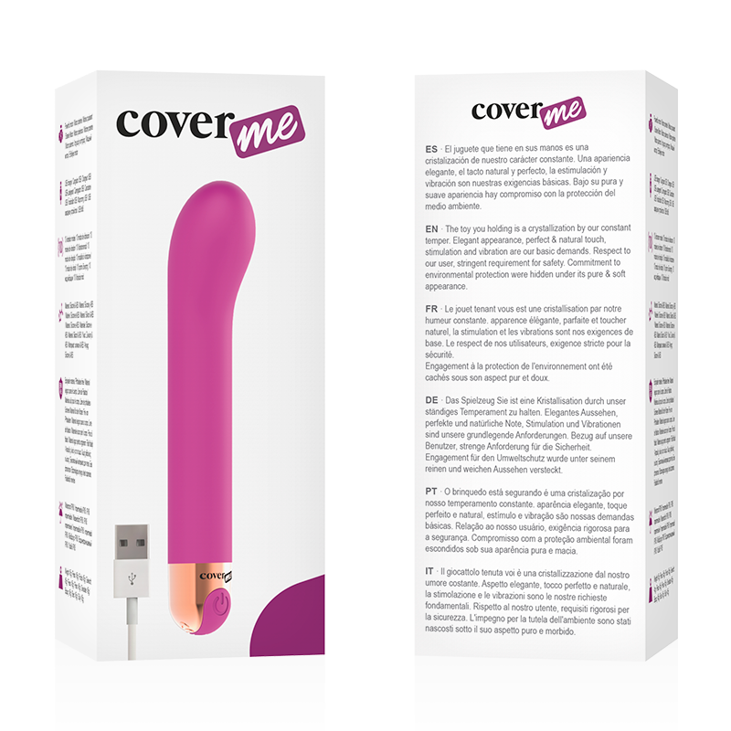 Coverme Spot 10 Velocità - Massaggiatore curvo - vista laterale