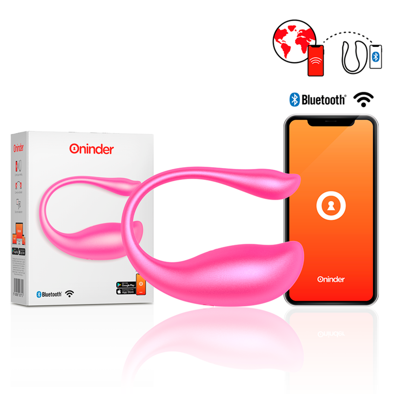 Oninder Nairobi - Massaggiatore con app, colore rosa
