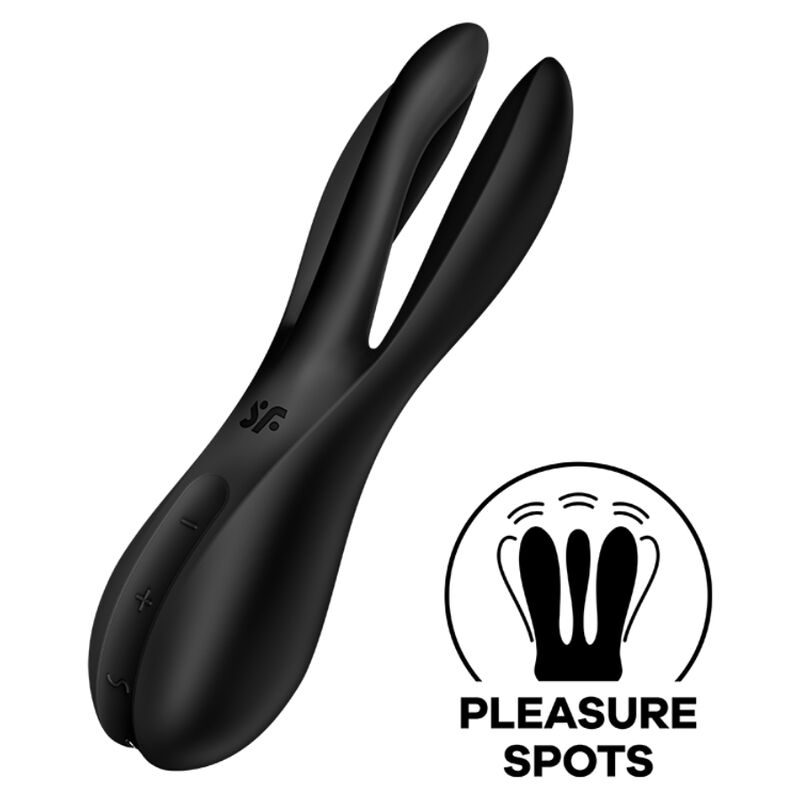 Satisfyer Threesome 2 - Massaggiatore esterno - vista laterale