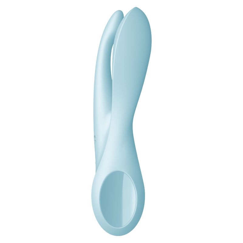 Satisfyer Threesome 1 - Massaggiatore esterno, colore blu - nella confezione