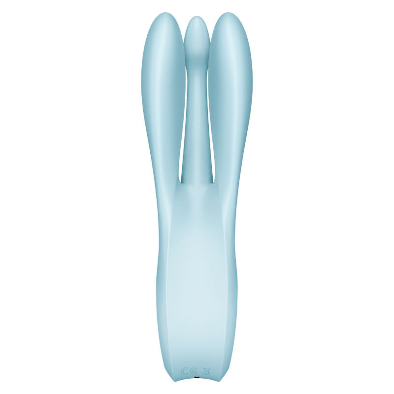Satisfyer Threesome 1 - Massaggiatore esterno, colore blu