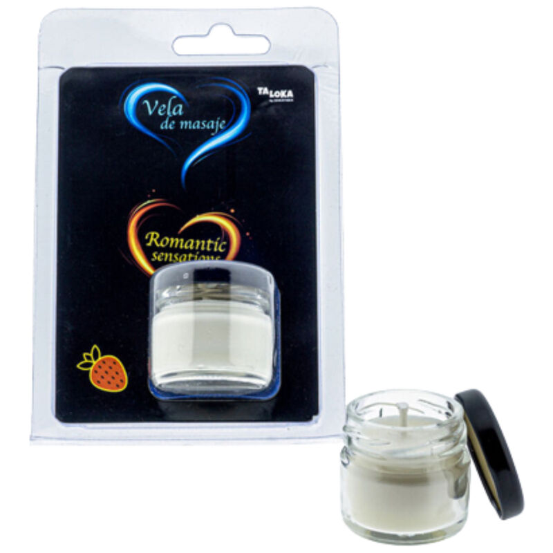 Taloka Candela - Olio da massaggio, kit da 3, colore alla fragola