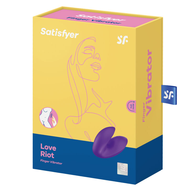 Satisfyer Dita Love Riot - Accessorio intimo, colore viola - nella confezione