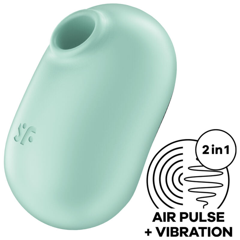 Satisfyer Pro TO GO 2 - Massaggiatore ad aria pulsata, colore verde