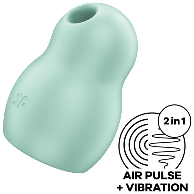 Satisfyer Pro TO GO 1 - Massaggiatore ad aria pulsata, colore verde
