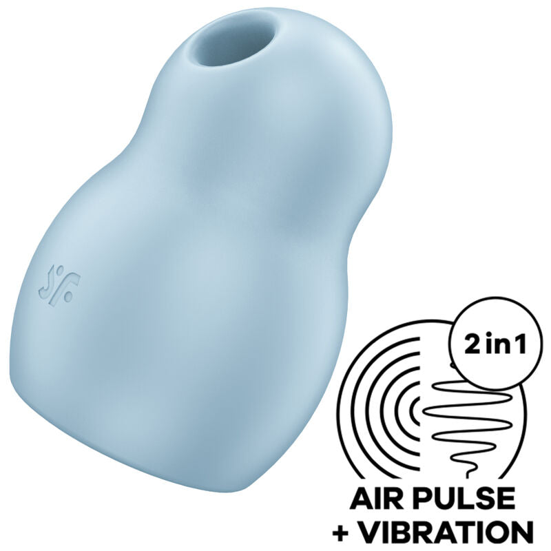Satisfyer Pro TO GO 1 - Massaggiatore ad aria pulsata, colore blu