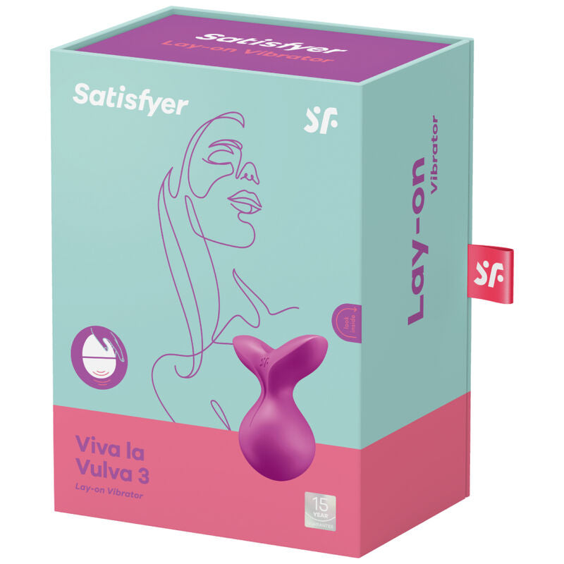 Satisfyer Viva - Massaggiatore, colore viola - nella confezione