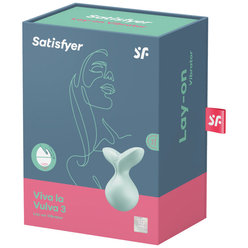 Satisfyer Viva - Massaggiatore, colore verde - nella confezione