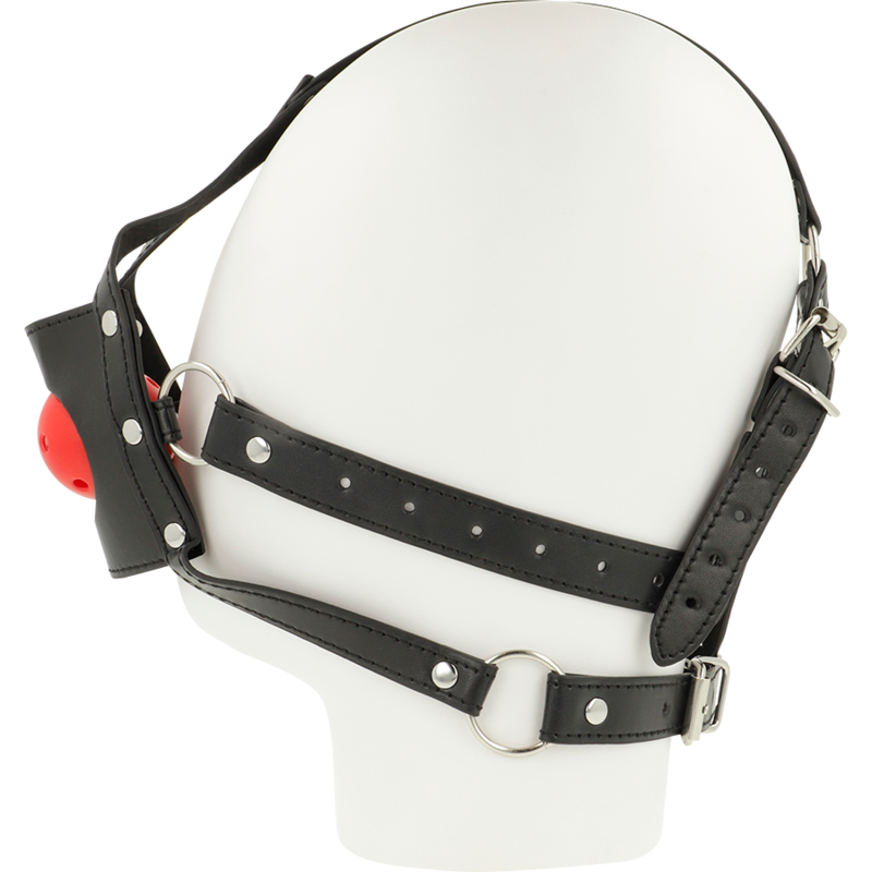Ohmama Fetish Imbracatura Testa - Accessorio intimo - vista laterale