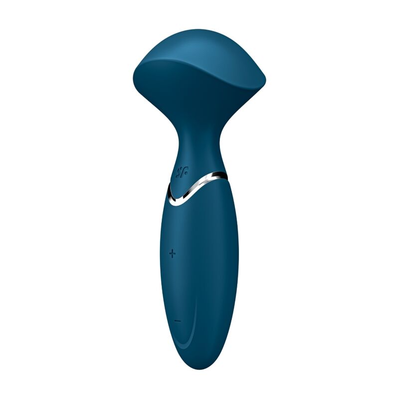 Satisfyer Wond ER - Massaggiatore esterno, colore blu - vista laterale