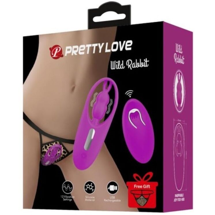 Pretty Love Wild - Massaggiatore con telecomando