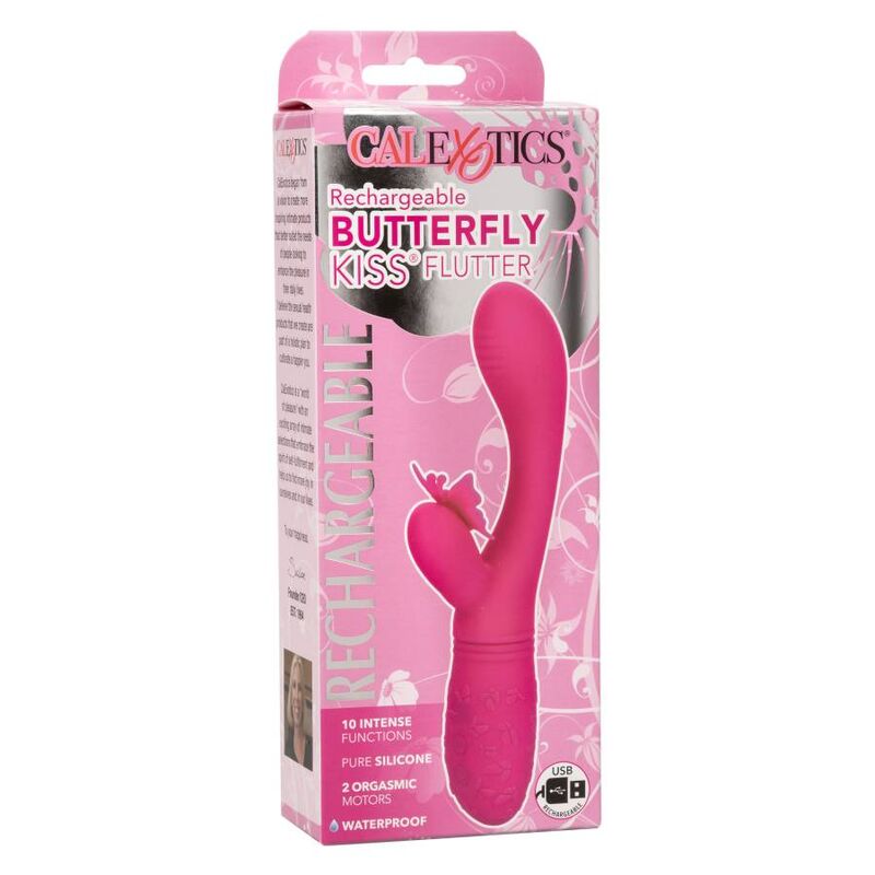 Calexotics Butterfly Kiss Flutter - Massaggiatore doppio - retro