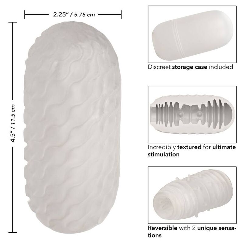 Calexotics Stroker Reversibile - Dispositivo per uomo - vista laterale