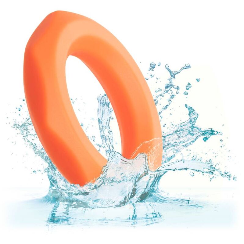 Calexotics Alpha Sexagon Arancione - Anello per uomo - in mano per le dimensioni