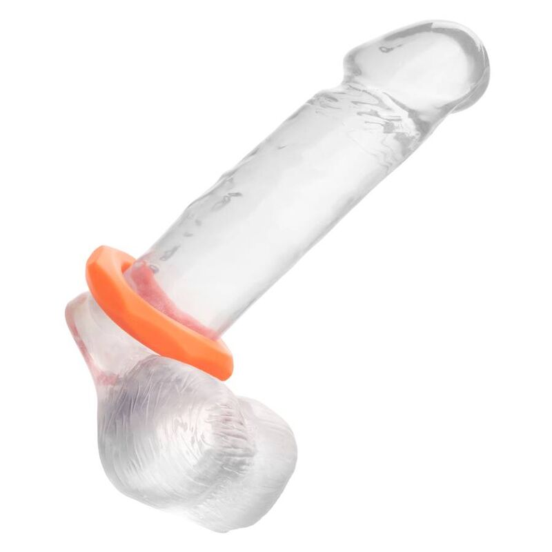 Calexotics Alpha Sexagon Arancione - Anello per uomo - vista laterale