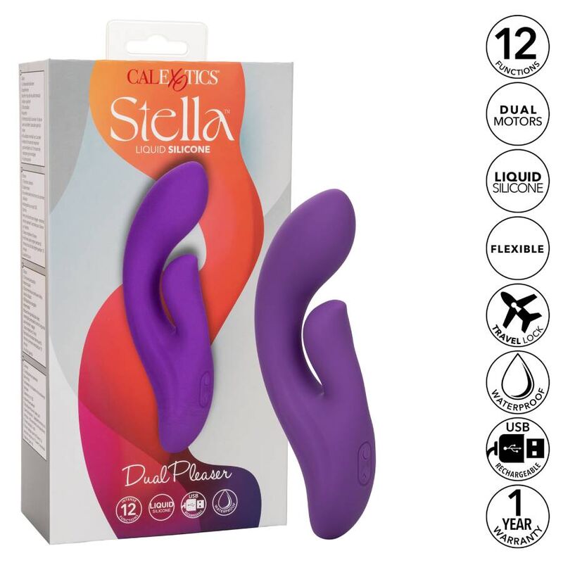 Calexotics Stella Dual Pleaser - Massaggiatore doppio - vista laterale