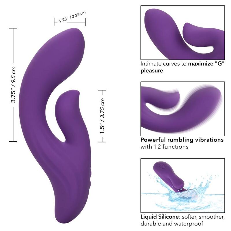 Calexotics Stella Dual Pleaser - Massaggiatore doppio - dettaglio