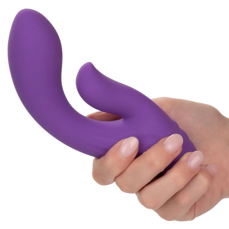 Calexotics Stella Dual Pleaser - Massaggiatore doppio - in mano per le dimensioni