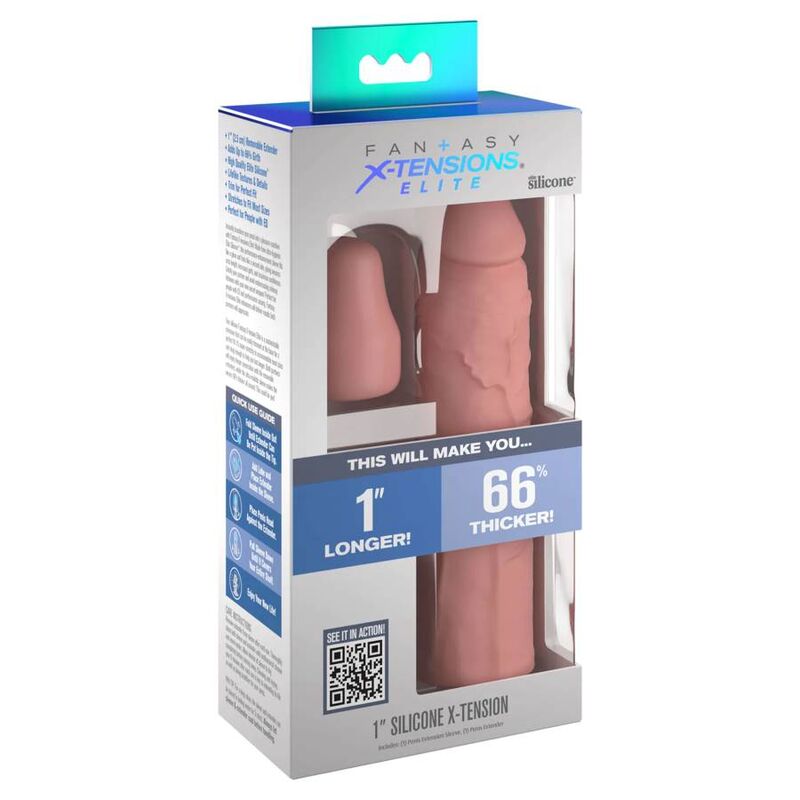Fantasy X- Tensions Pipedreams Manica 17 78 CM + 2 54 CM Plug Skin - Accessorio intimo