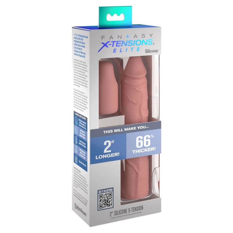 Fantasy X- Tensions Pipedreams Sleeve 20 32 CM + 5 00 CM Pollice Plug Skin - Accessorio intimo