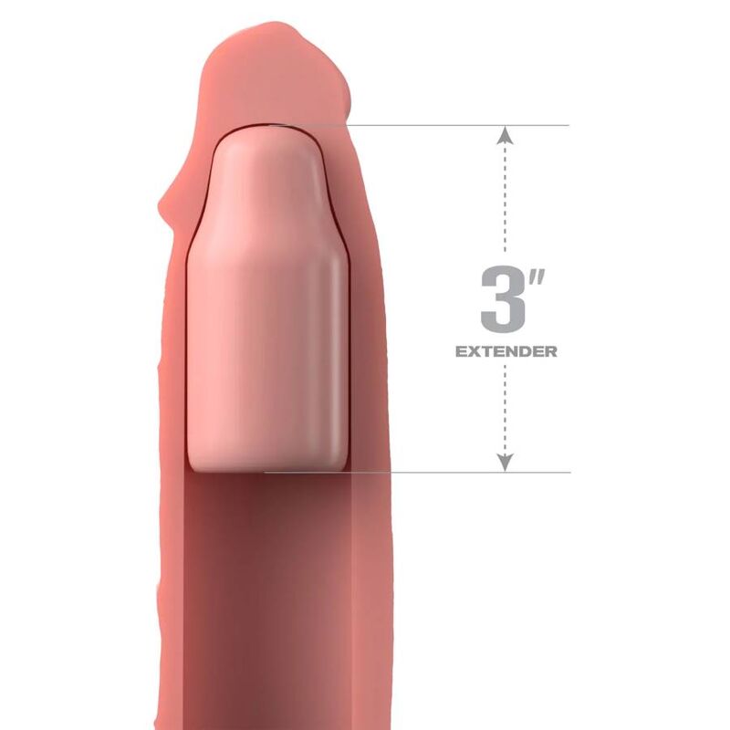 Fantasy X- Tensions Pipedreams Manicotto 22 86 CM + 7 62 CM Pelle - Accessorio intimo, colore standard - dettaglio