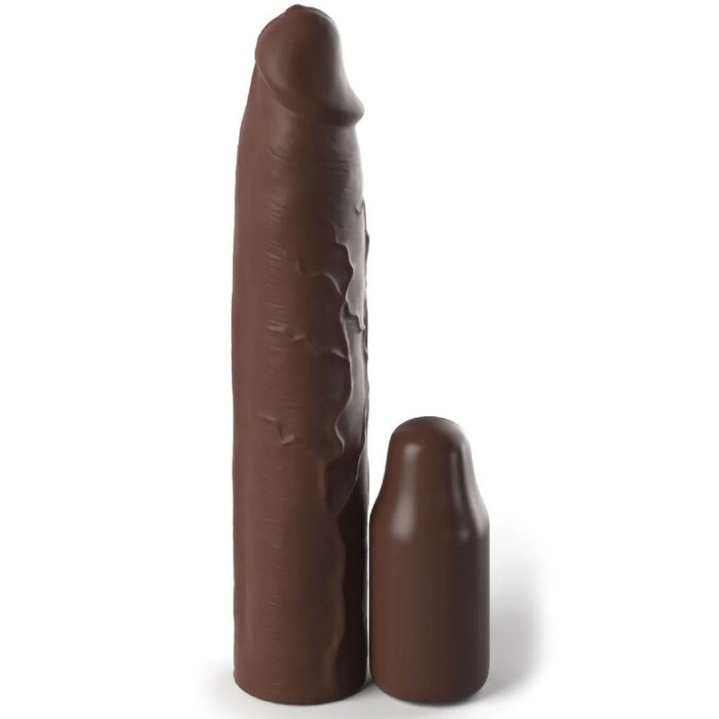 Fantasy X- Tensions Pipedreams Sleeve 22 86 CM + 7 62 CM Plug Remote Skin - Accessorio intimo - vista laterale