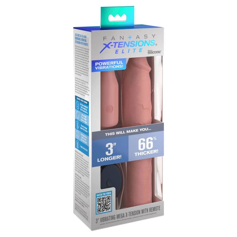 Fantasy X- Tensions Pipedreams Sleeve 22 86 CM + 7 62 CM Plug Remote Skin - Accessorio intimo