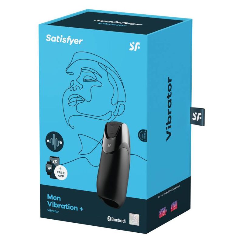 Satisfyer Men Vibration+ - Dispositivo per uomo - in mano per le dimensioni