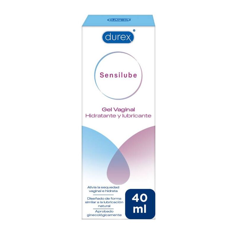 Durex Sensilube Gel 40 ml - Lubrificante, kit da 3