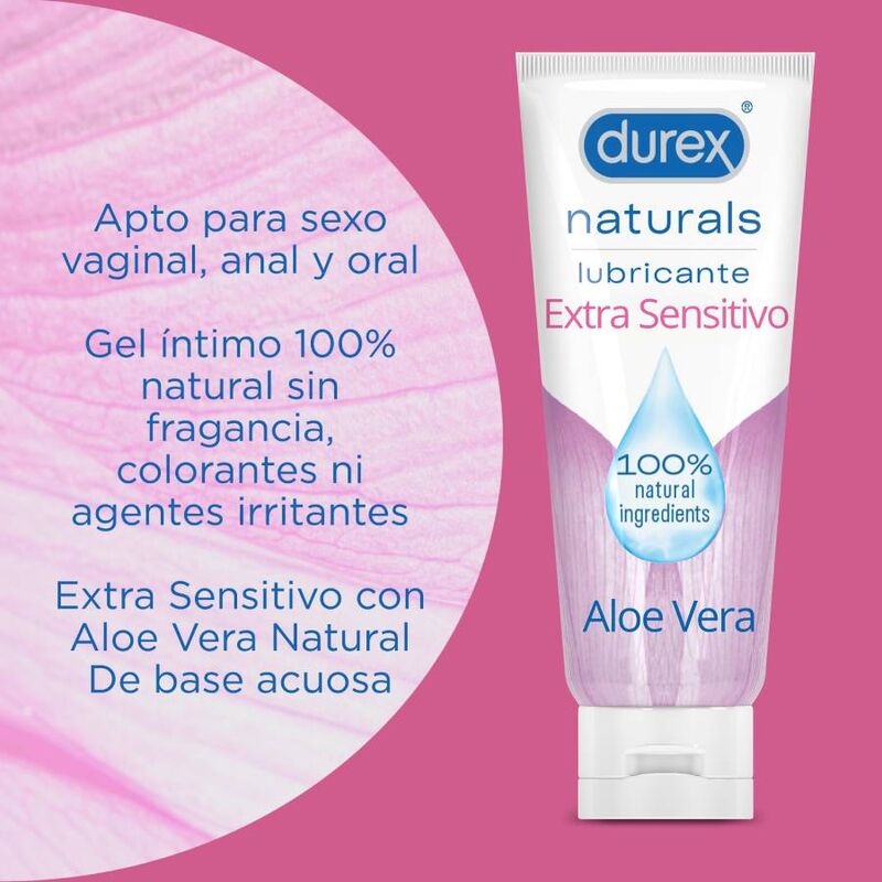 Durex Naturals 100 ml - Lubrificante, kit da 3 - dettaglio