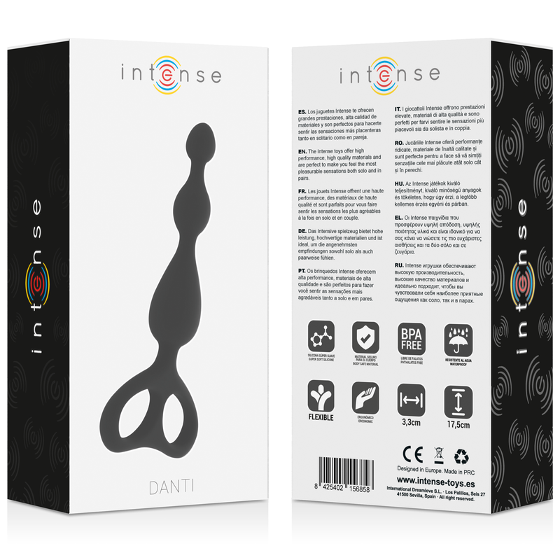 Intense Danti Neri - Accessorio intimo - retro