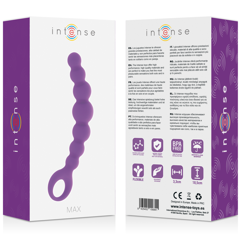 Intense Sfere Max Lilac - Palline Kegel - in mano per le dimensioni