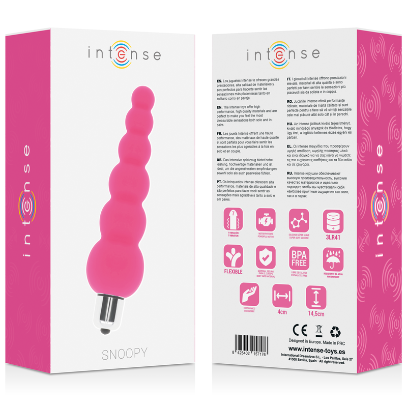 Intense Snoopy 7 Velocit - Accessorio intimo, colore rosa intense - nella confezione