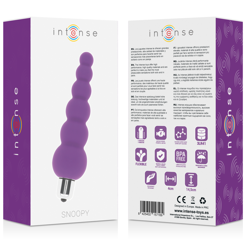 Intense Snoopy 7 Velocit - Accessorio intimo, colore lilla - nella confezione