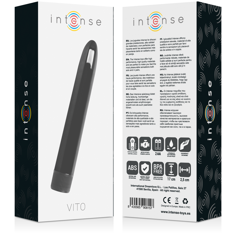 Intense Vito - Accessorio intimo, colore nero - nella confezione