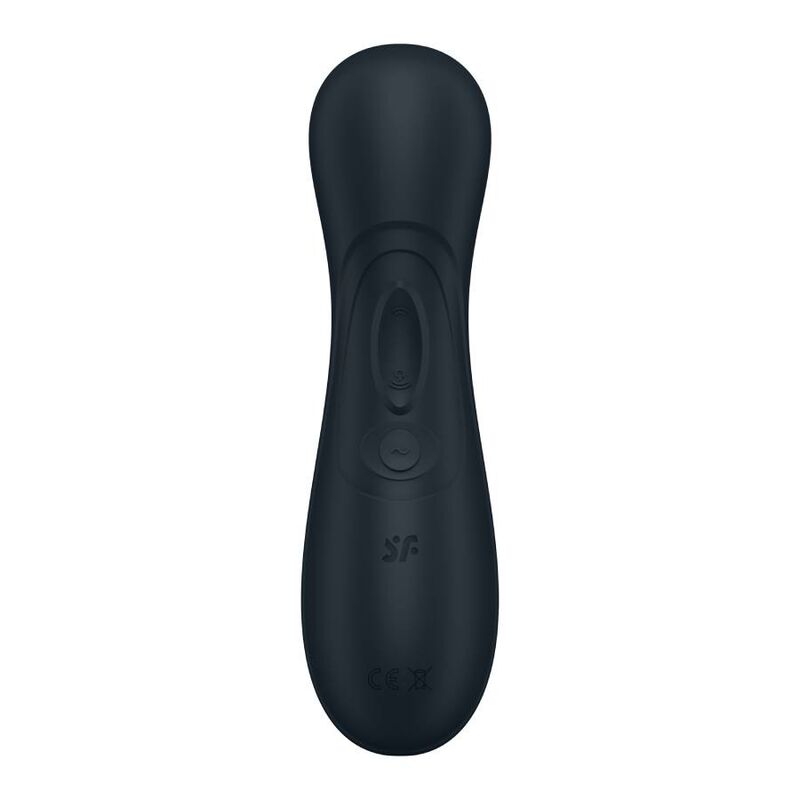 Satisfyer Pro 2 Generación 3 Wine - Massaggiatore con app, colore nero - in mano per le dimensioni