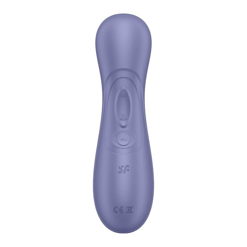 Satisfyer Pro 2 Generación 3 Wine - Massaggiatore con app, colore lilla - in mano per le dimensioni