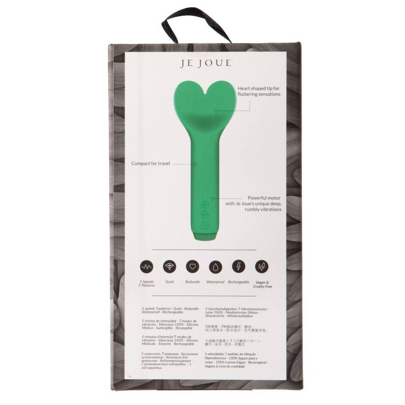 Je Joue Amour Bullet - Mini massaggiatore, colore verde - retro
