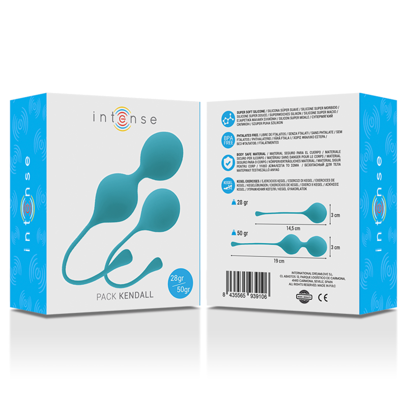 Intense Palle Kegel Kendall - Palline Kegel, colore blu - vista laterale