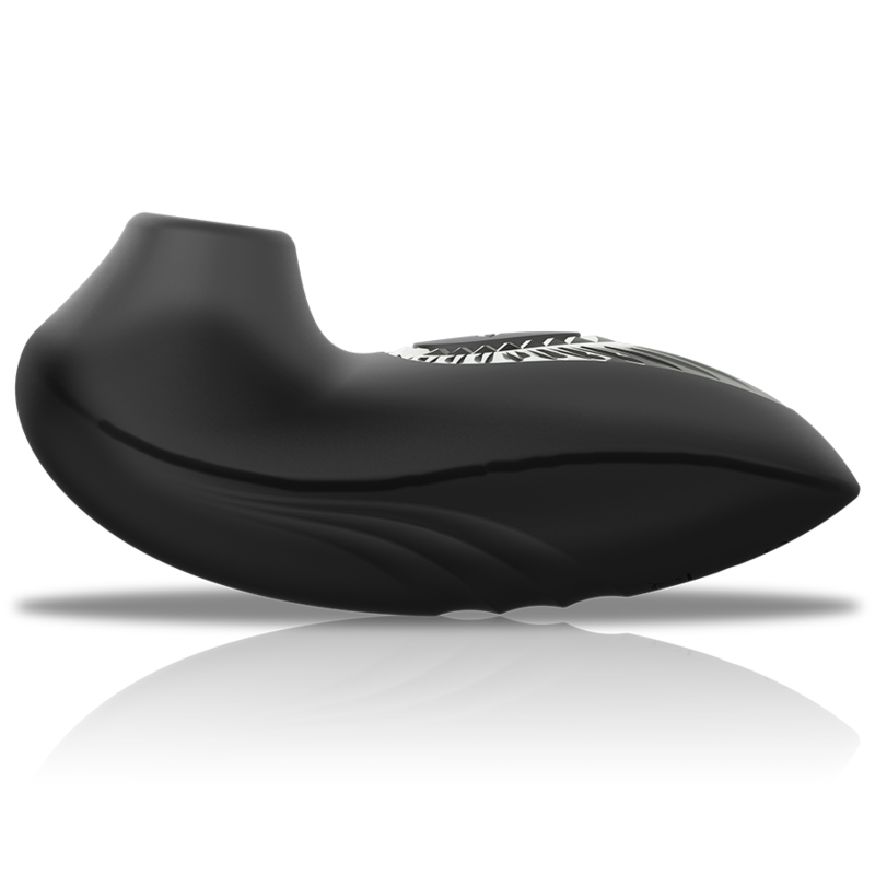 Black&Silver Drake Deluxe Sucking Vibe - Mini massaggiatore - nella confezione