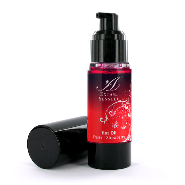 Extase Sensual Calore Stimolante Alla Fragola 30 ml - Olio da massaggio, kit da 3 - dettaglio