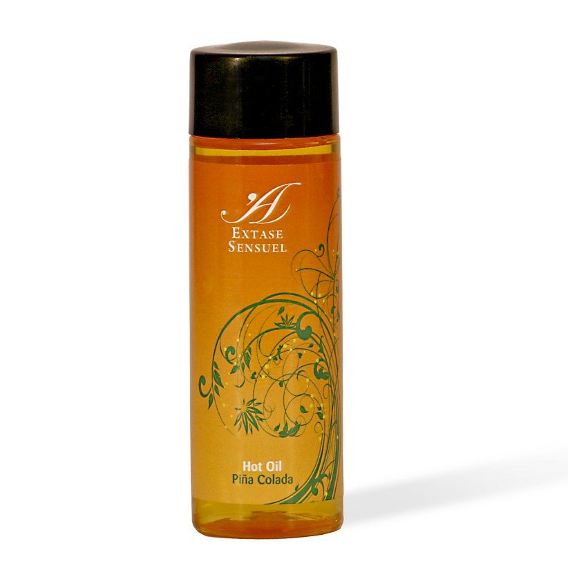 Extase Sensual Calore Stimolante Piña Colada 30 ml - Olio da massaggio, kit da 3 - vista laterale