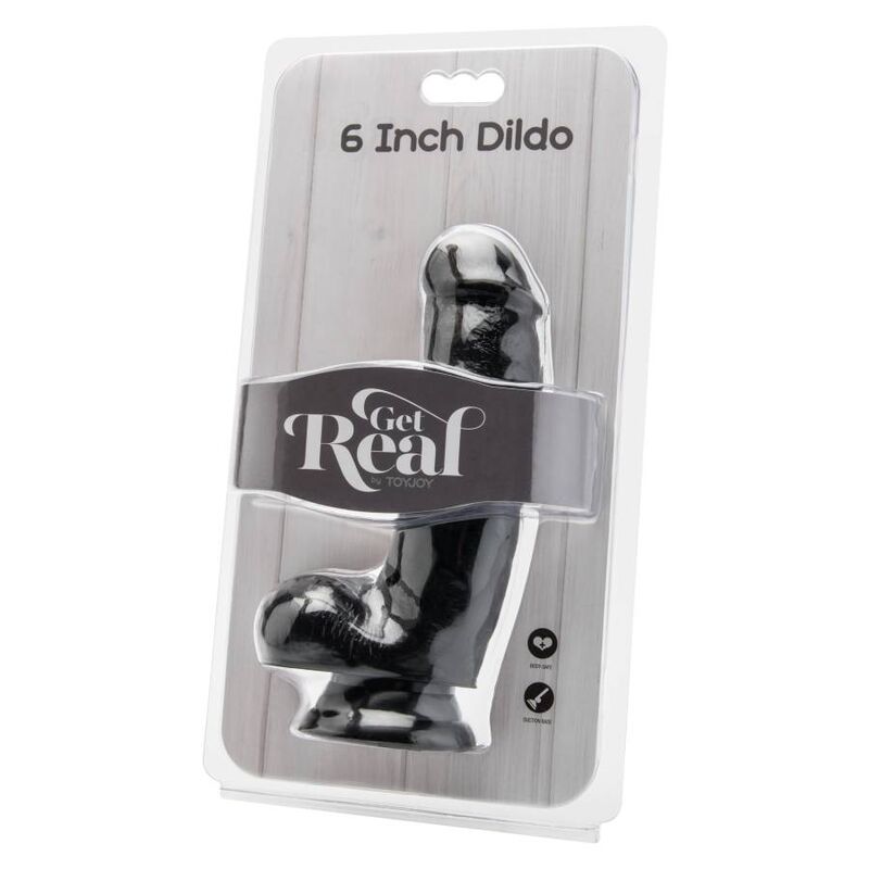 Get Real 12 CM - Accessorio intimo, colore sfere nero - vista laterale