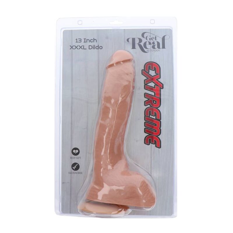 Get Real Estremo 34 CM Pelle - Accessorio intimo - in mano per le dimensioni