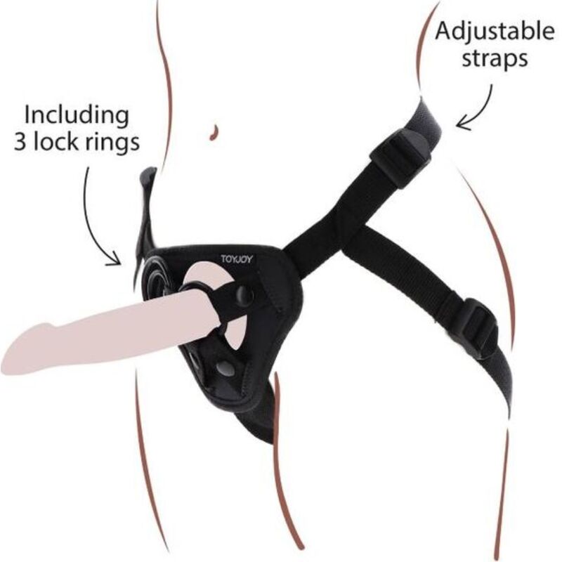 Get Real Imbragatura - Accessorio intimo, colore nera