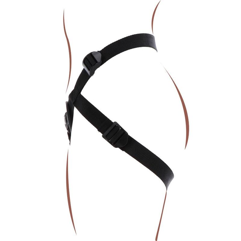Get Real Imbragatura - Accessorio intimo, colore nera - vista frontale
