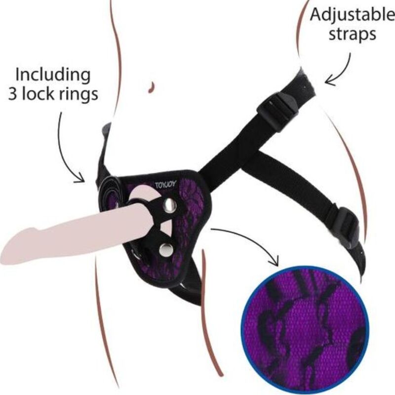Get Real Imbragatura - Accessorio intimo, colore viola