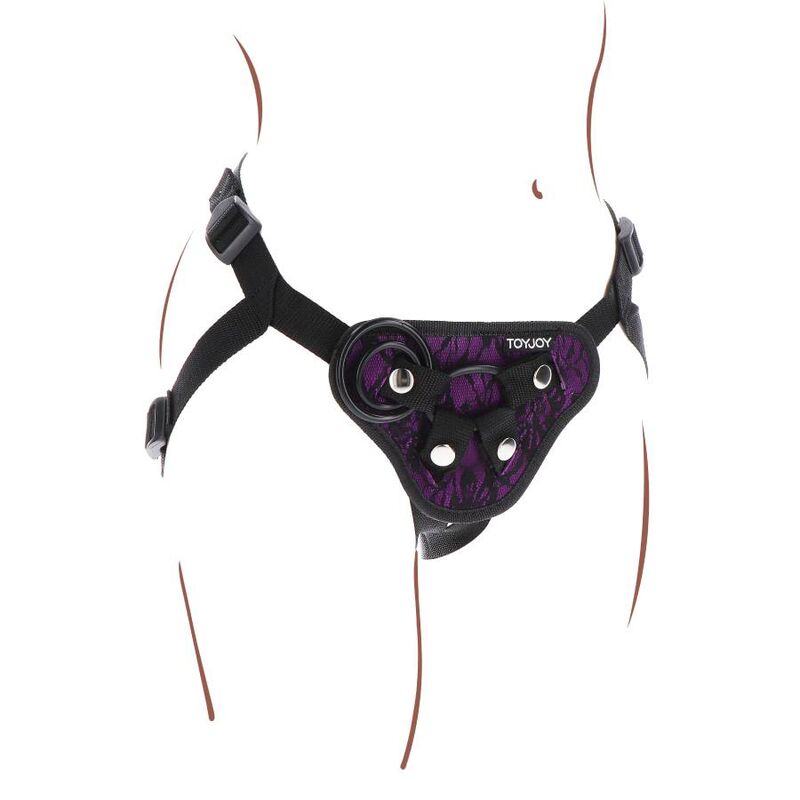 Get Real Imbragatura - Accessorio intimo, colore viola - retro
