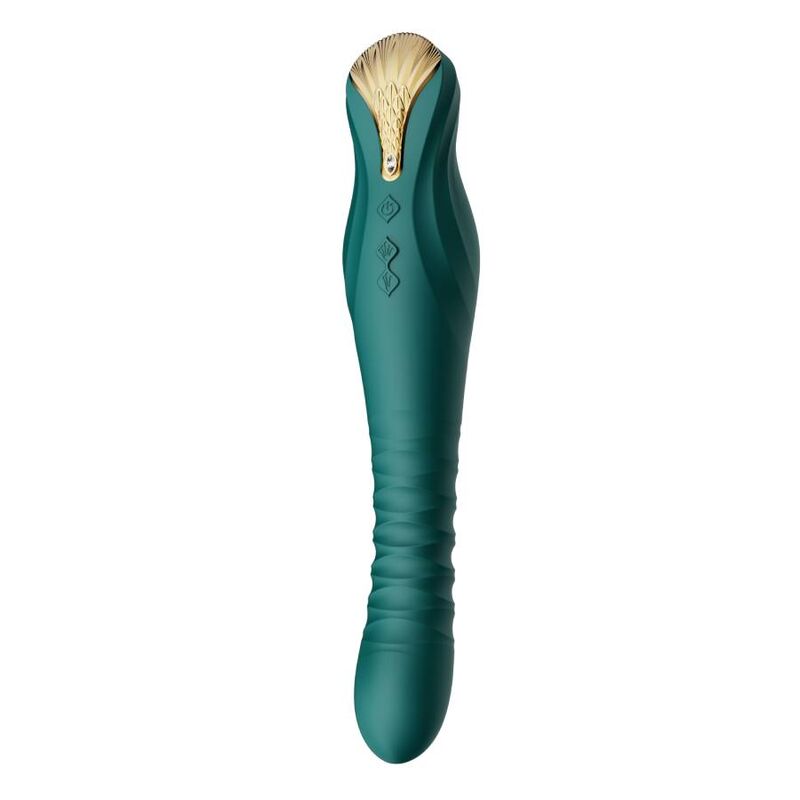 Zalo King Thruster - Massaggiatore, colore verde - vista laterale